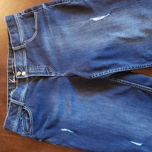 Lane Bryant Lightly Distressed Capris